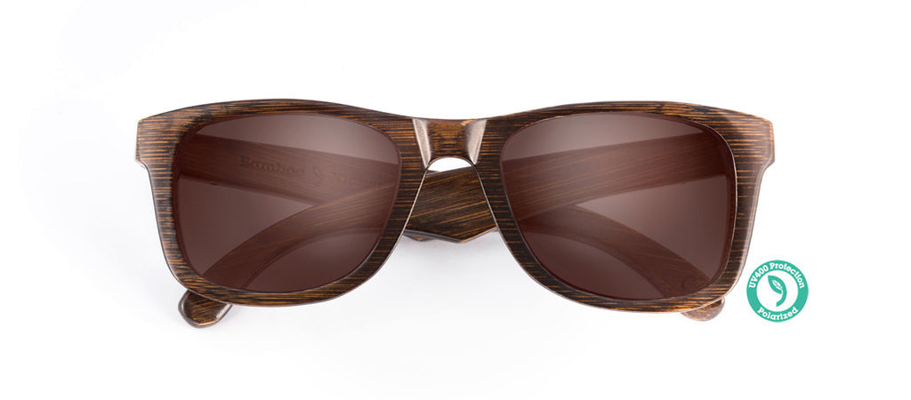 bamboo sunglasses front