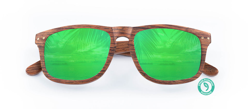 LENNOX ▴ Mirrored Wooden Sunglasses